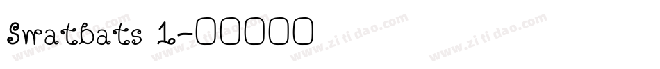 Swatbats 1字体转换